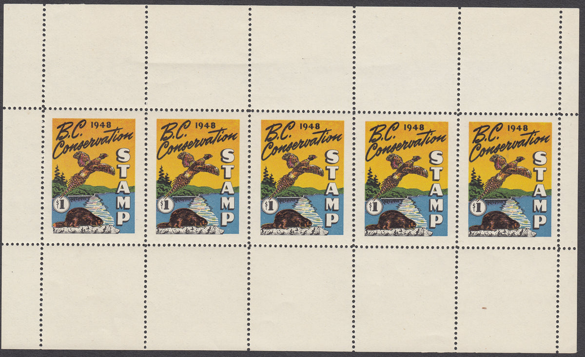0329BC1802 - BCD3a - Mint Sheet of 5