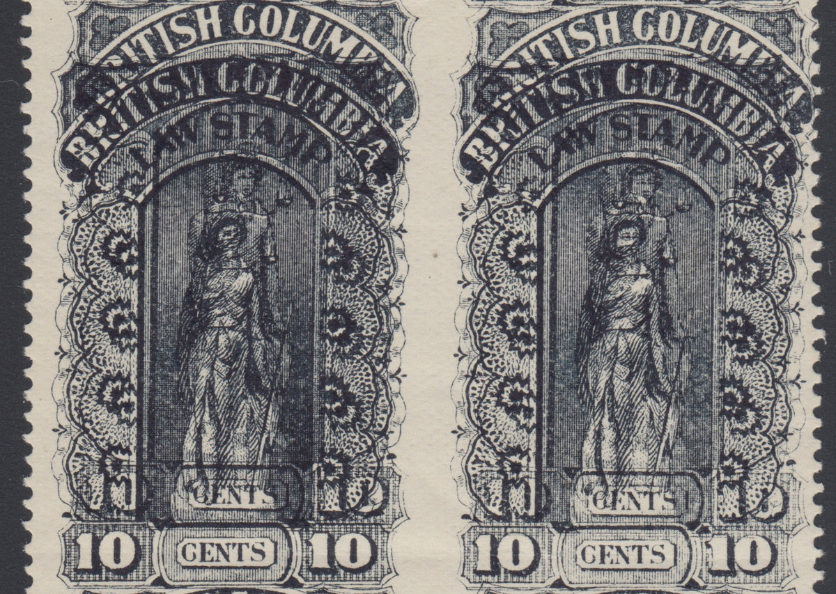 0016BC2204 - BCL16c,d - Imperforate, Double Print Pair - UNIQUE