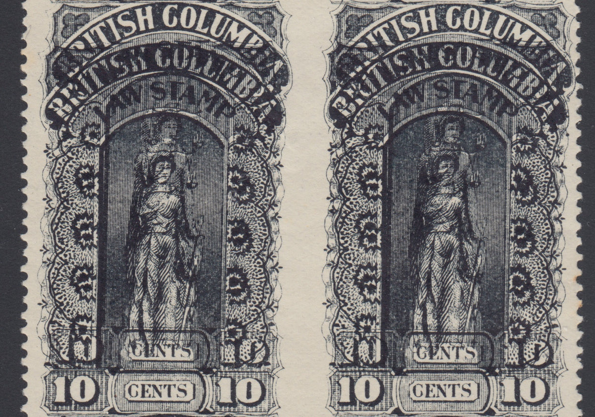 0016BC2204 - BCL16c,d - Imperforate, Double Print Pair - UNIQUE