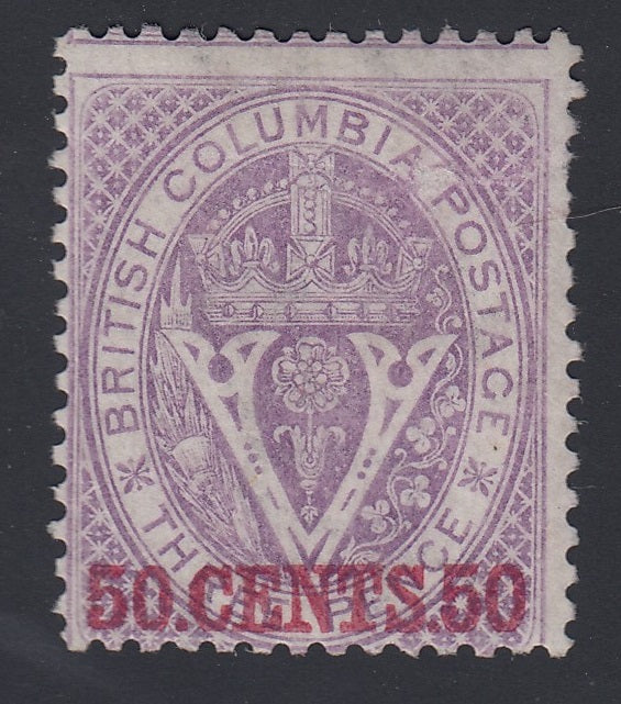 0012BC1808 - British Columbia #12 - Mint