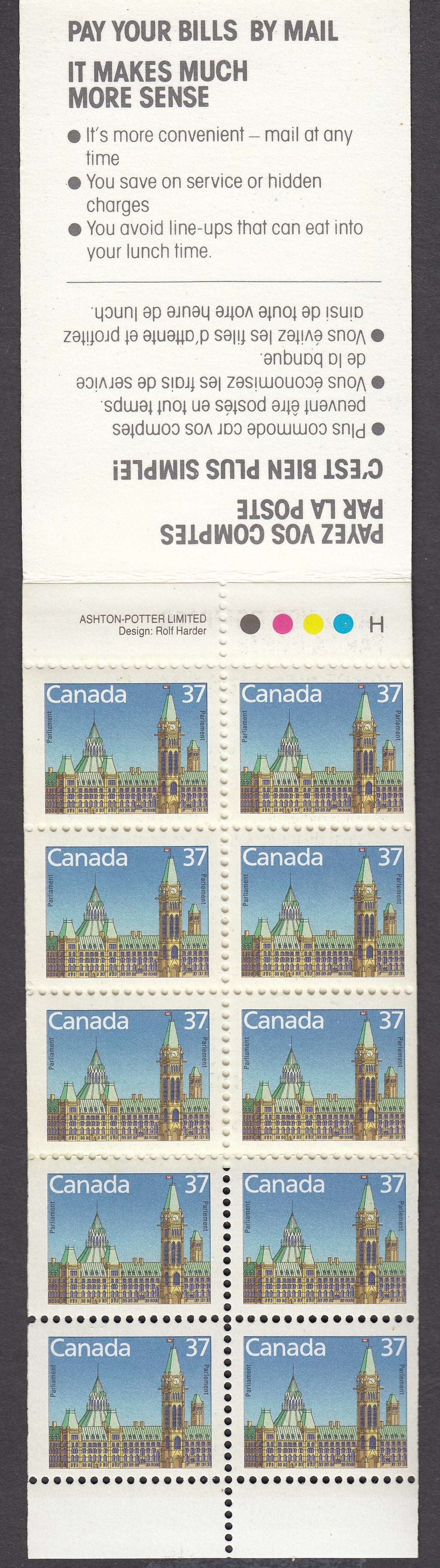 0274CA1802 - Canada BK97c - Complete Booklet