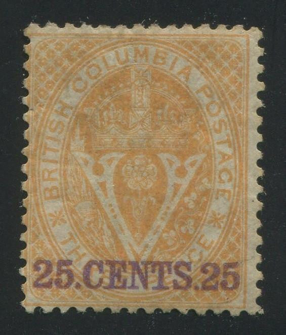 0011BC1707 - British Columbia #11 - Mint - Deveney Stamps Ltd. Canadian Stamps