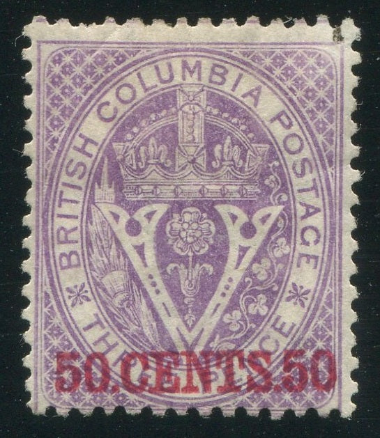 0012BC1910 - British Columbia #12 - Mint