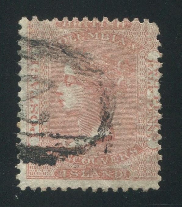 0002BC1709 - British Columbia #2 - Used Numeral Cancel &#39;2&#39; - Deveney Stamps Ltd. Canadian Stamps