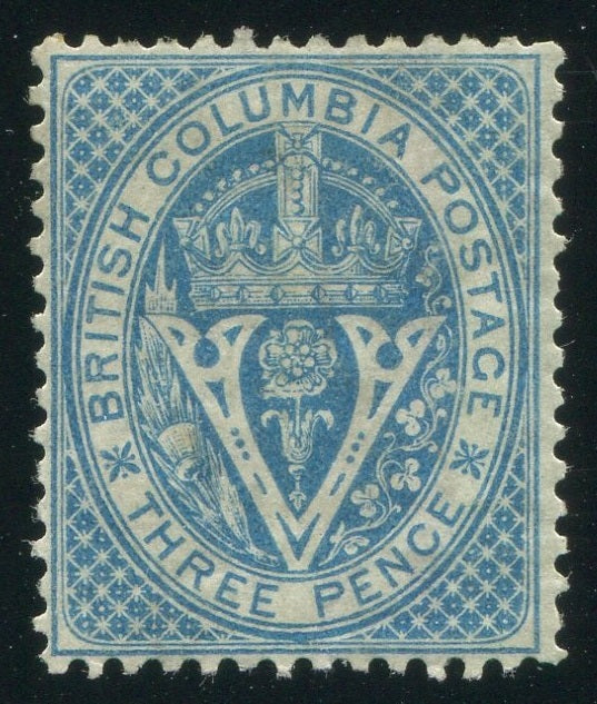 0007BC1910 - British Columbia #7a - Mint