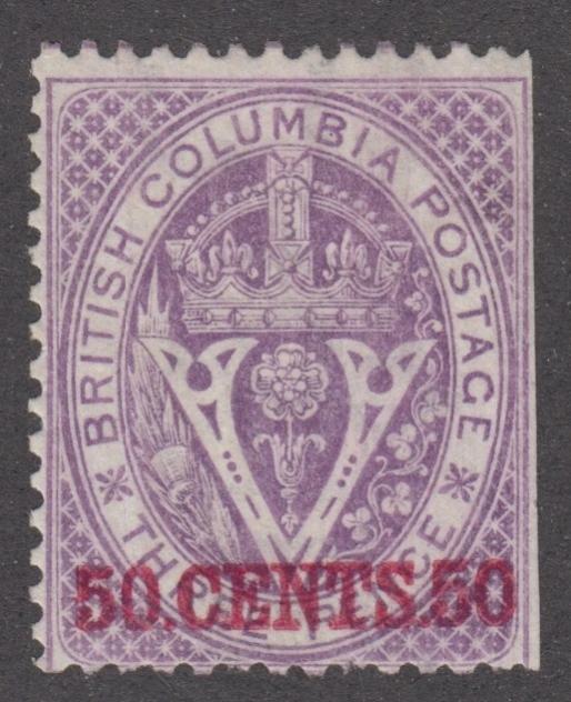 0012BC2109 - British Columbia #12 - Unused