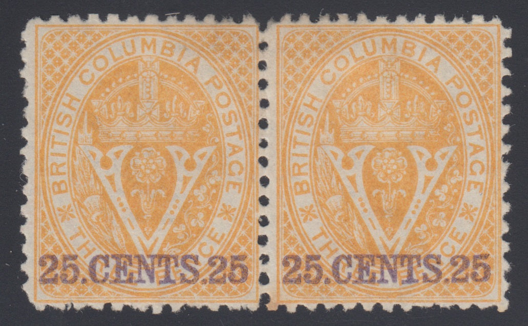 0016BC2209 - British Columbia #16 - Mint Pair