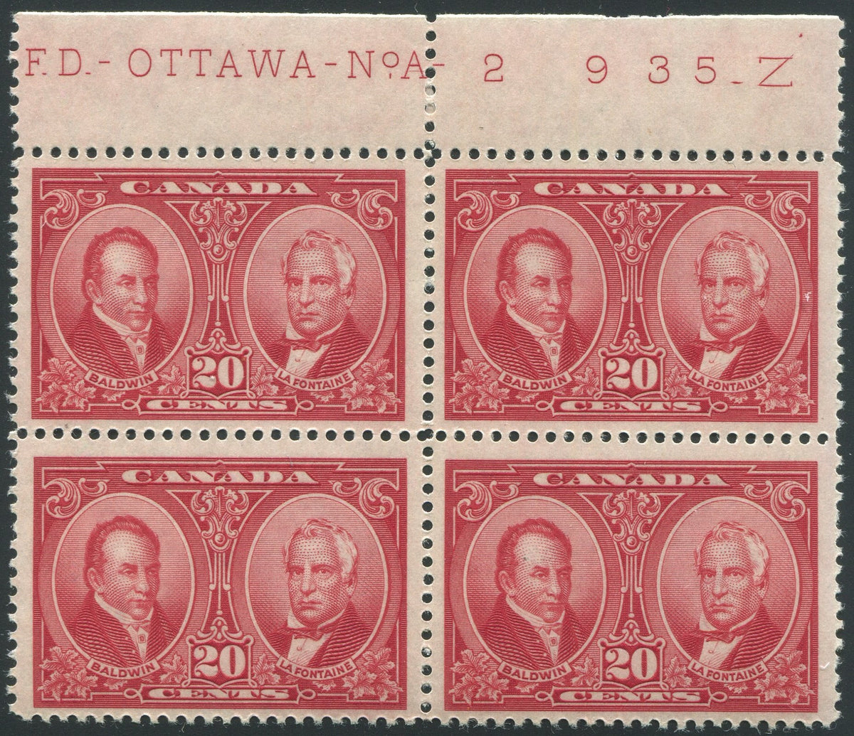 0148CA2005 - Canada #148 Plate Block of 4