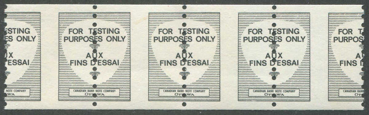 0468CA2007 - 1967 CBN &#39;Test Coil&#39; Misperf Strip of 4