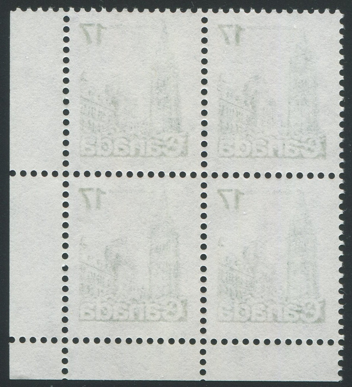 0790CA2007 - Canada #790 - Mint Corner Block of 4, Double Tagging Variety