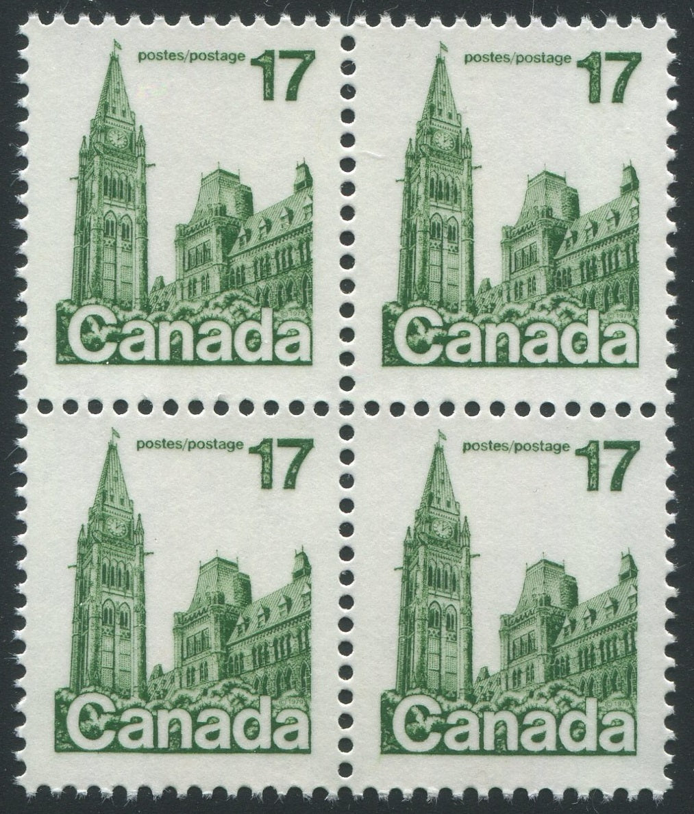 0790CA2008 - Canada #790a - Mint Block of 4, Printed on Gummed Side