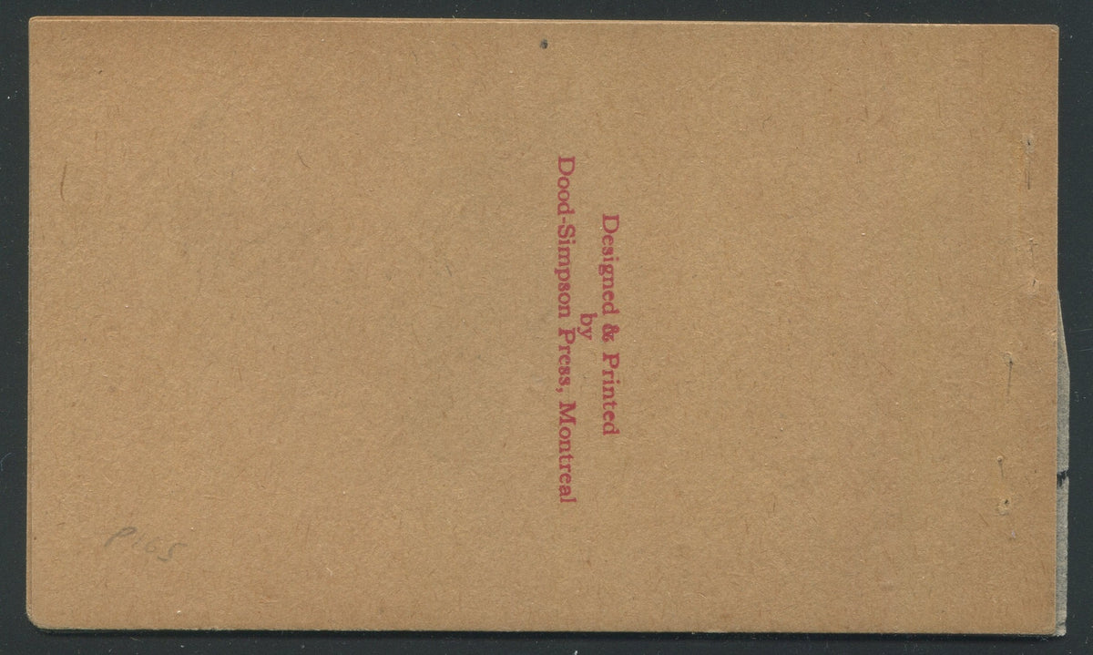 0024CA2212 - Canada CL4a - Empty Booklet