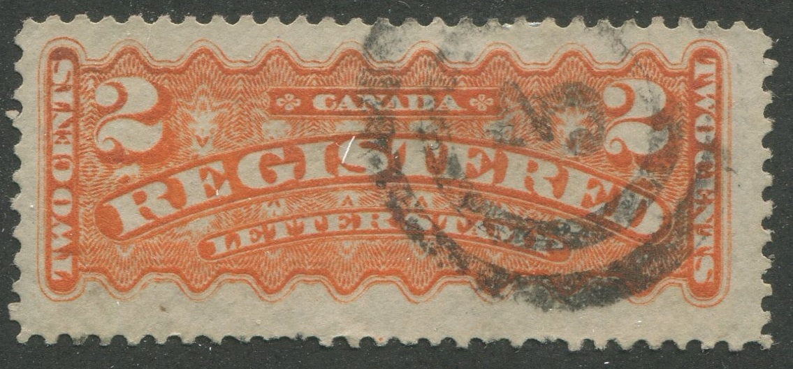 0114CA2209 - Canada F1 - Used, 2-Ring Numeral Cancel &#39;3&#39;