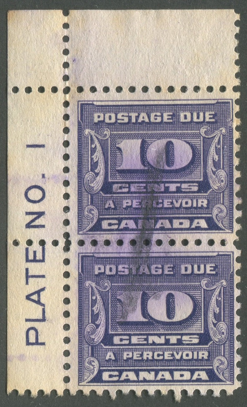 0130CA2011 - Canada J14 - Used Plate Pair