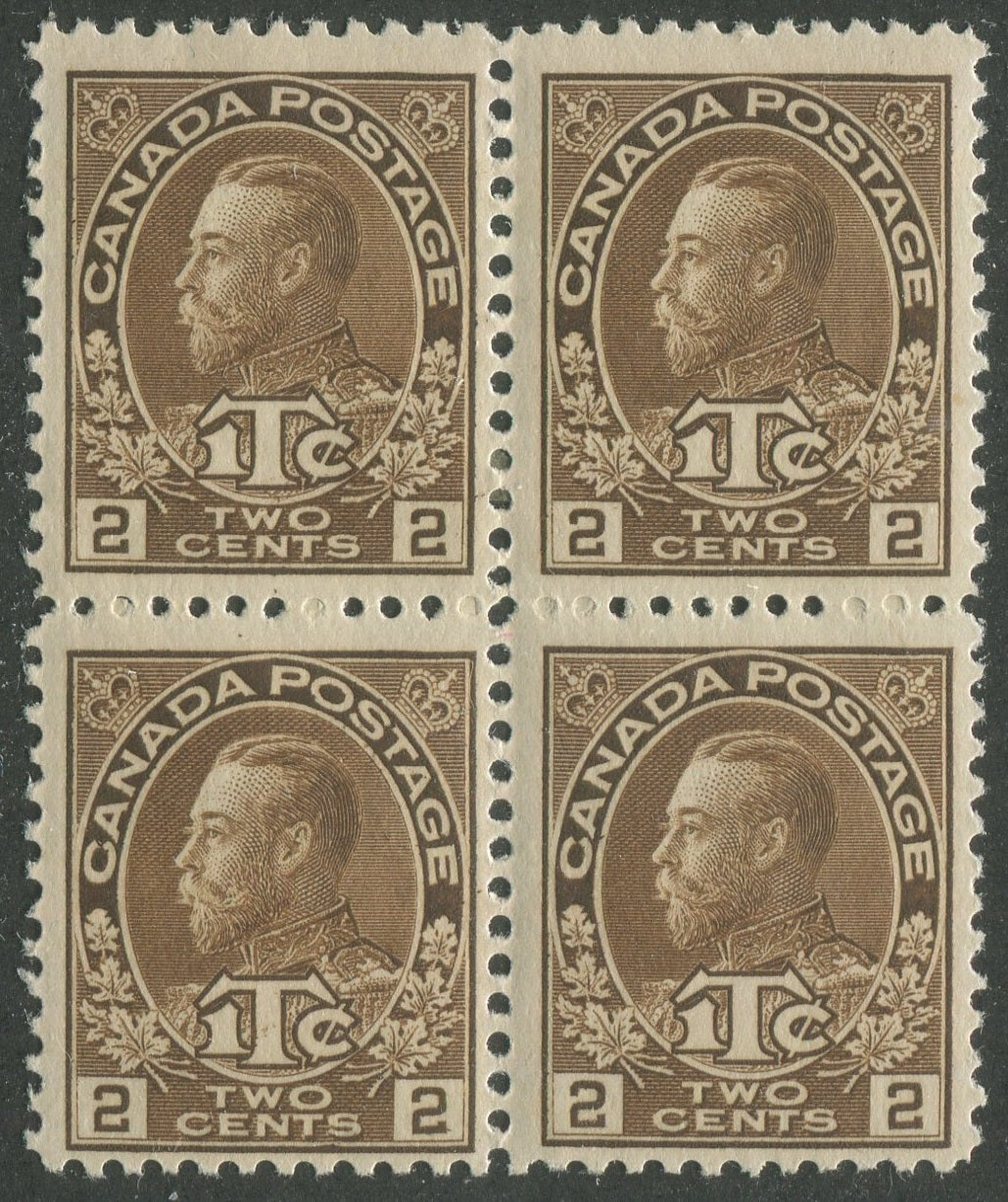 0163CA2209 - Canada MR4 - Mint Block of 4