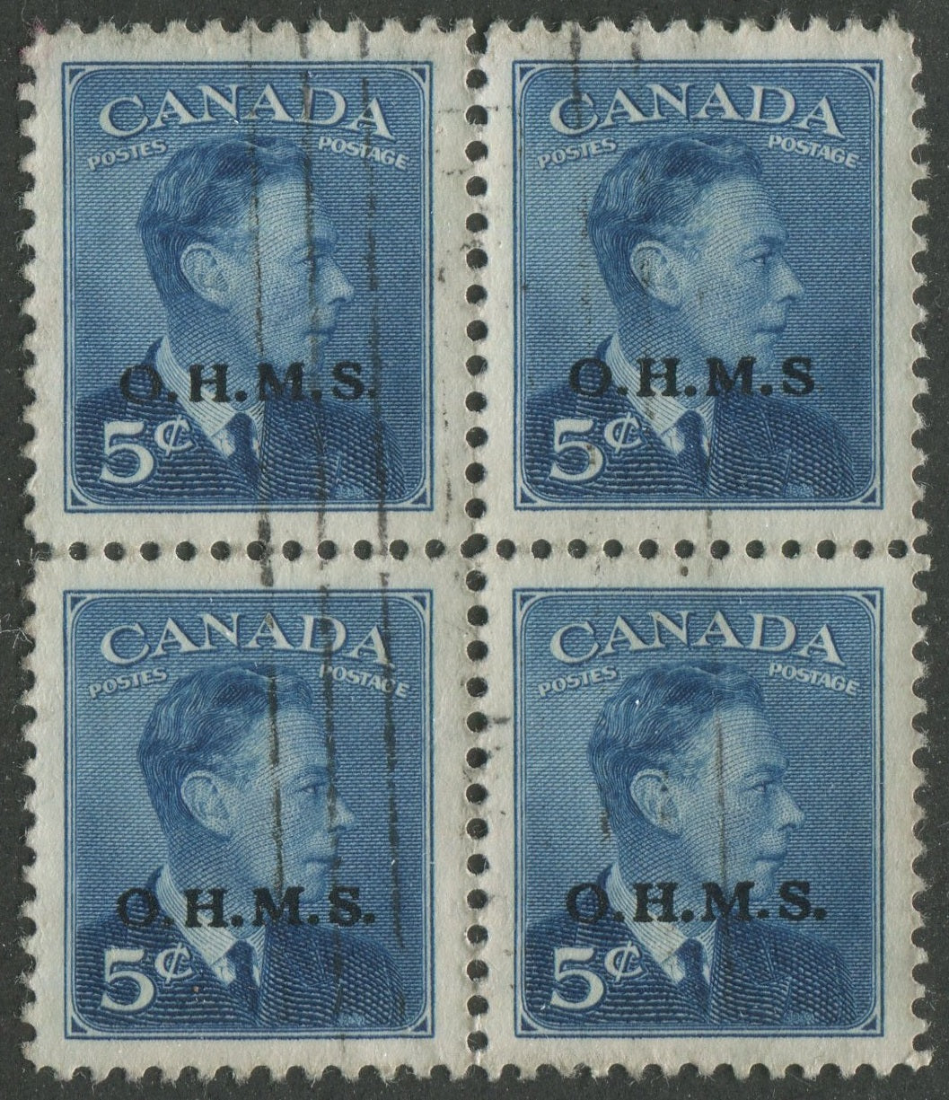 0362CA2210 - Canada O15Ac - Used Block of 4