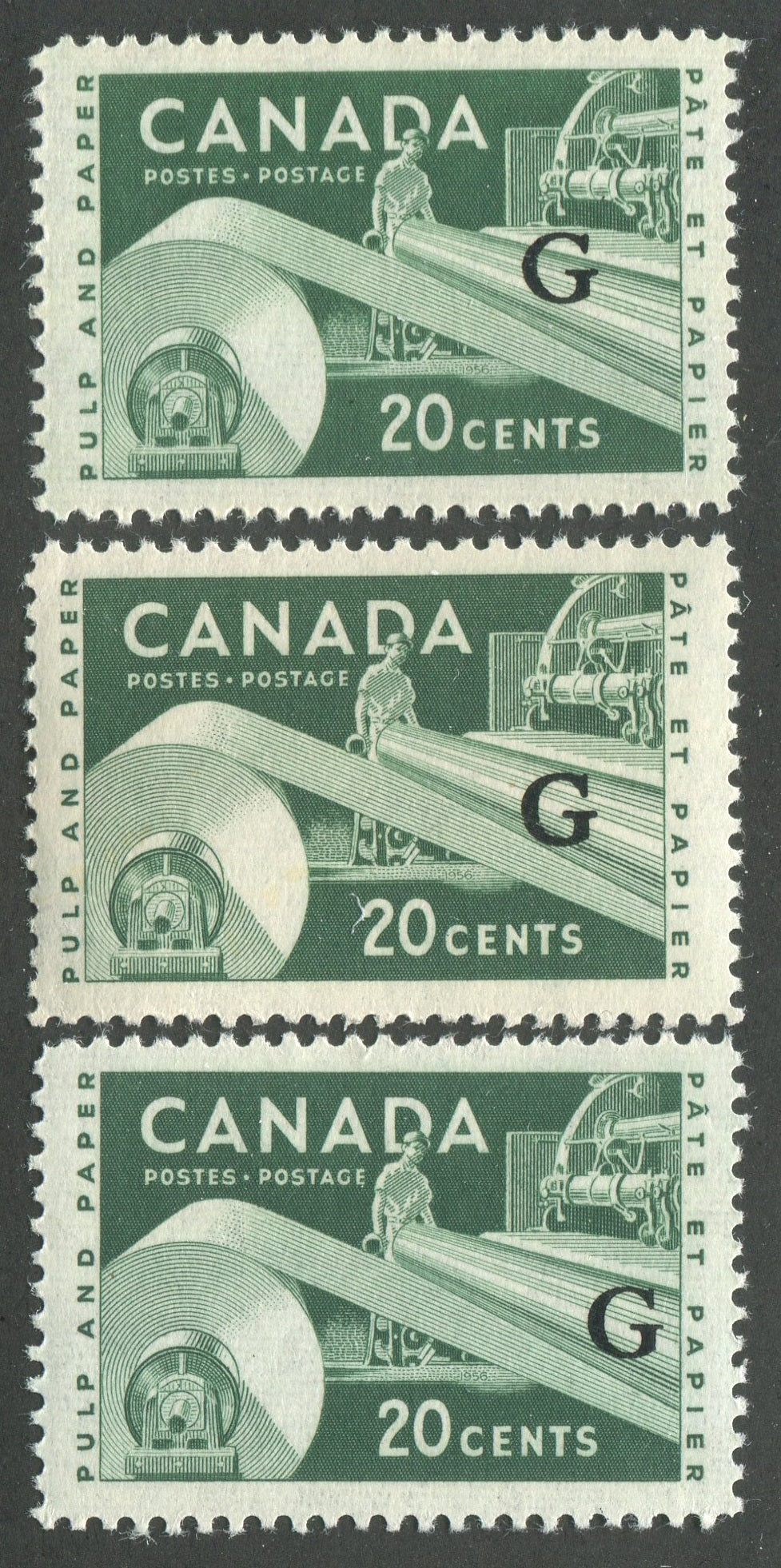 0393CA2004 - Canada O45 - Mint Misplaced Overprints