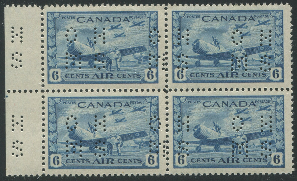 0335CA2302 - Canada OC7 (O9-C7) &#39;A&#39; - Mint Block of 4