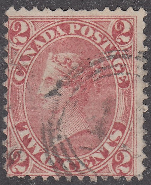 0020CA2205 - Canada #20, 4-Ring Numeral Cancel &#39;45&#39;