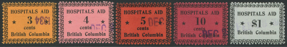 0068BC2010 - BCH1, BCH2a, BCH3b, BCH4, BCH5 - Used Set