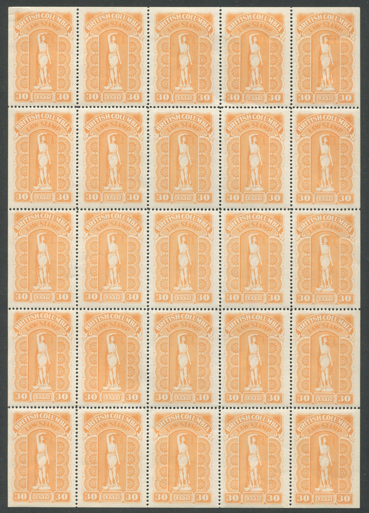 0029BC1802 - BCL29 - Mint Sheet of 25