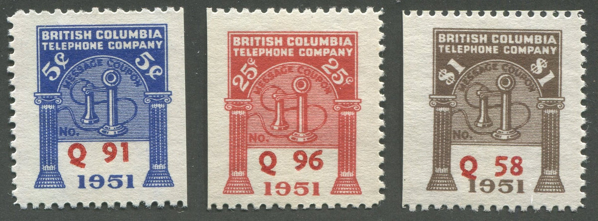 0261BC2010 - BCT163, BCT164, BCT165 - Mint