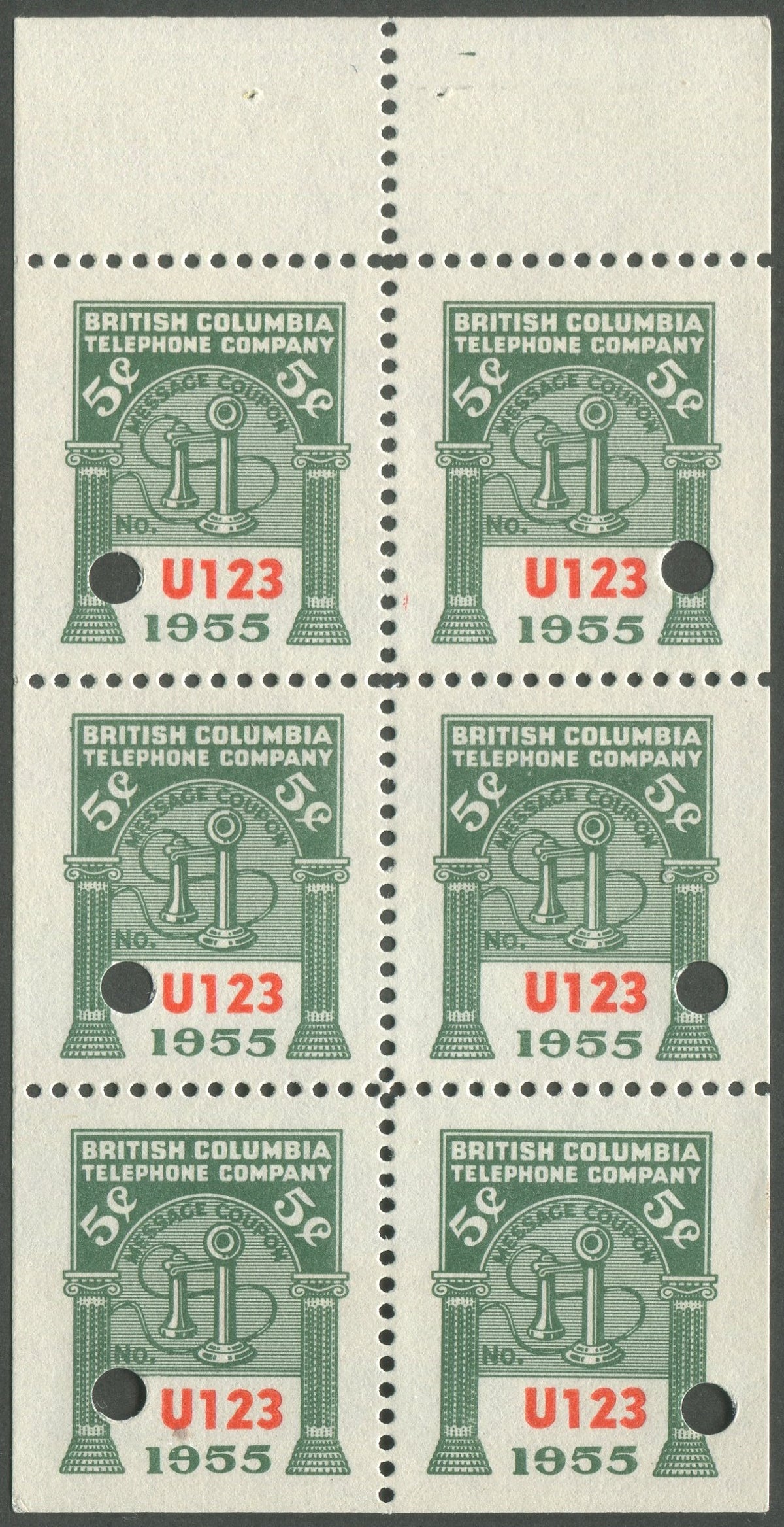 0273BC2008 - BCT175 - Specimen Booklet Pane