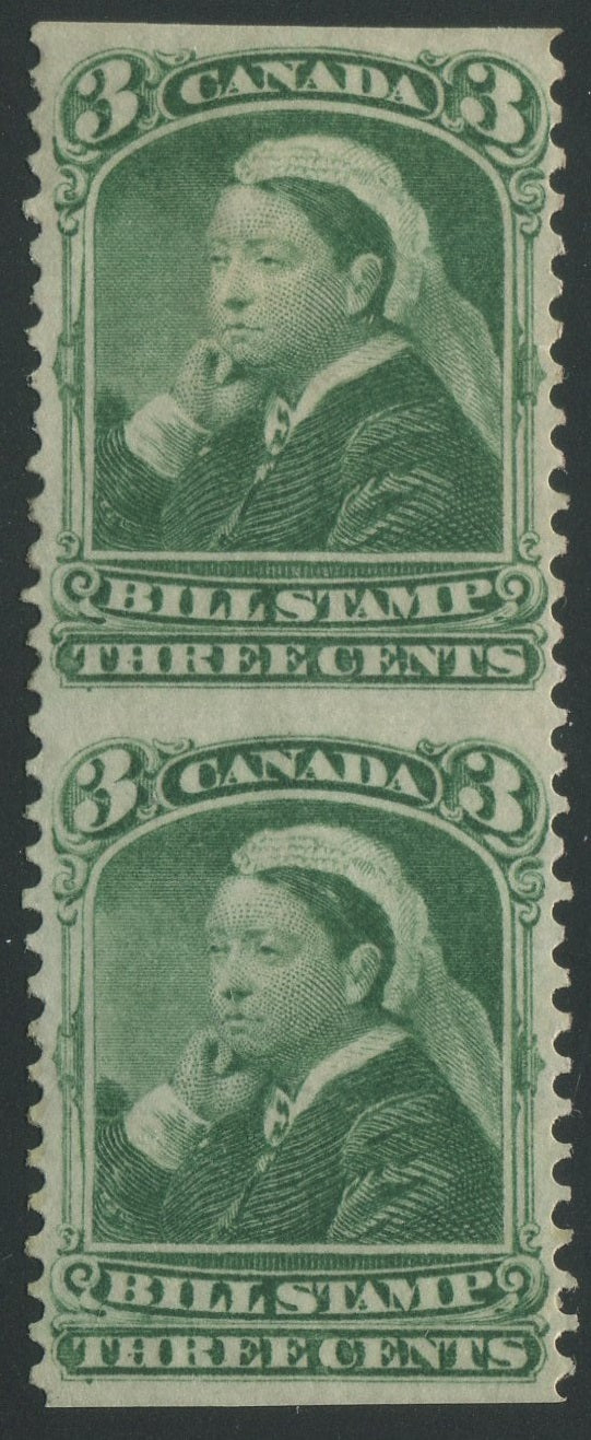 0040FB2207 - FB40b - Mint Vertical Pair, Imperf Horizontally