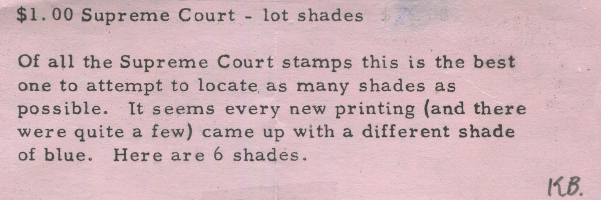 0018SC2011 - FSC18 - Shade Study Lot