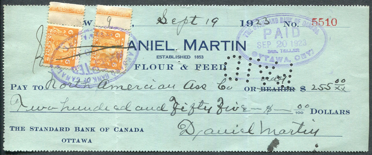 0263FD2011 - FX3 - 1915-23 George V Excise Tax Document, Lathework