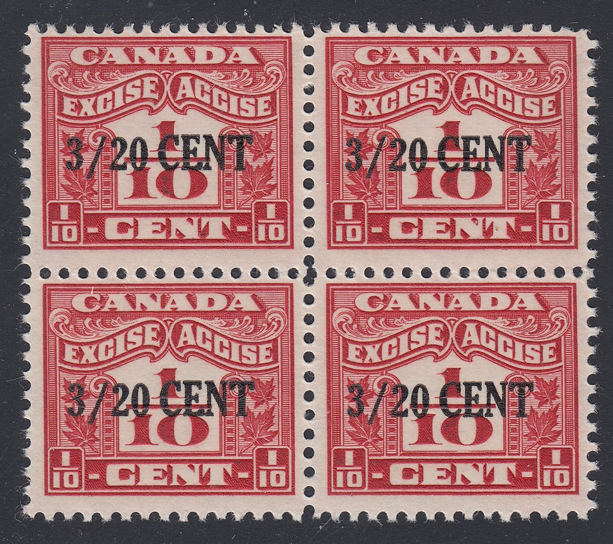 0049FX2206 - FX49 - Mint, Block of 4