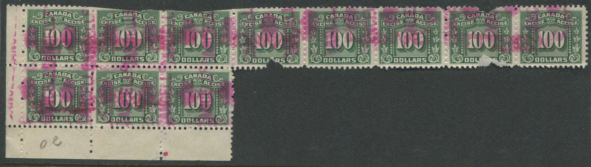 0091FX2207 - FX91 - Used Block of 11