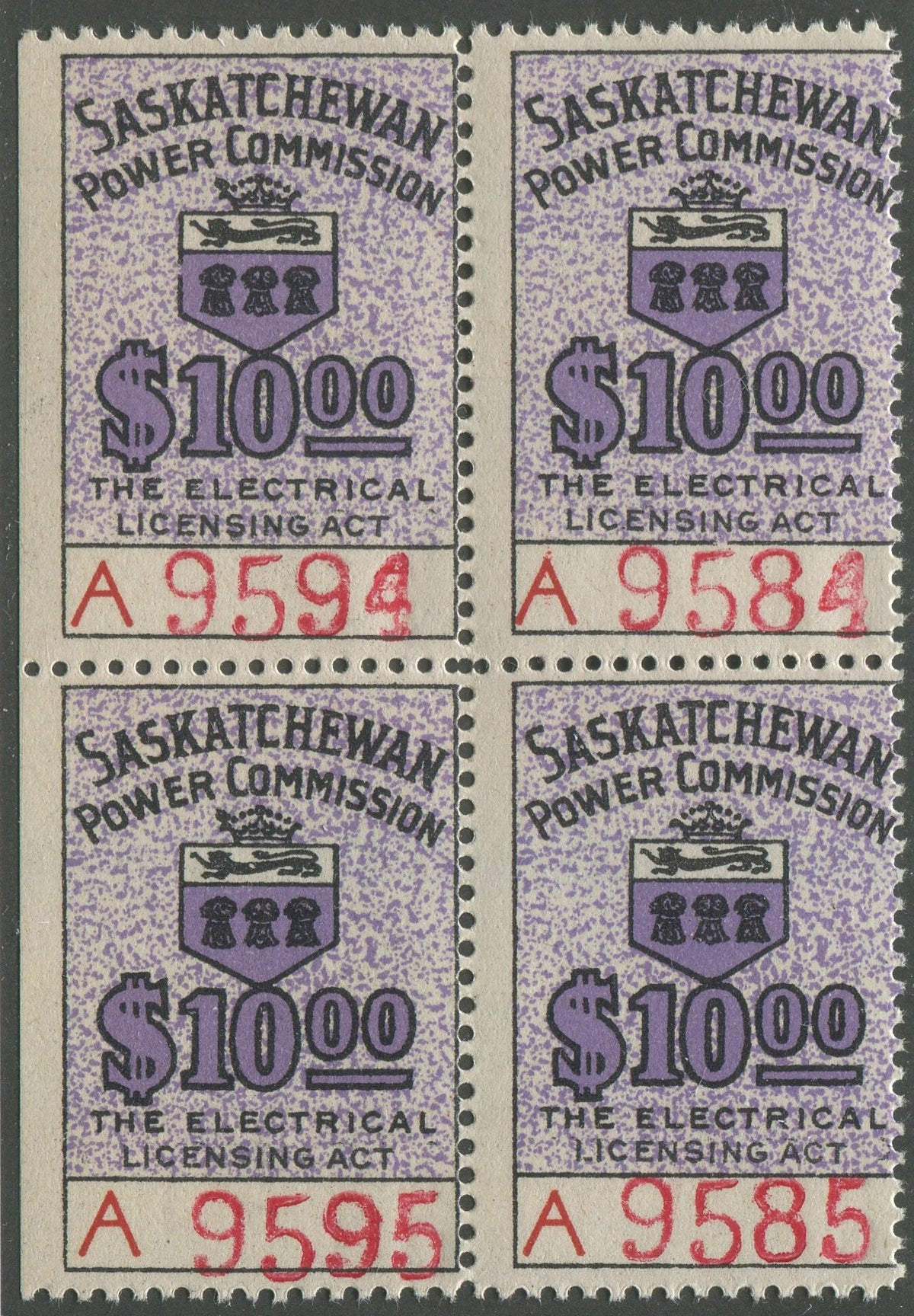 0105SE2212 - SE27 - Mint Block of 4