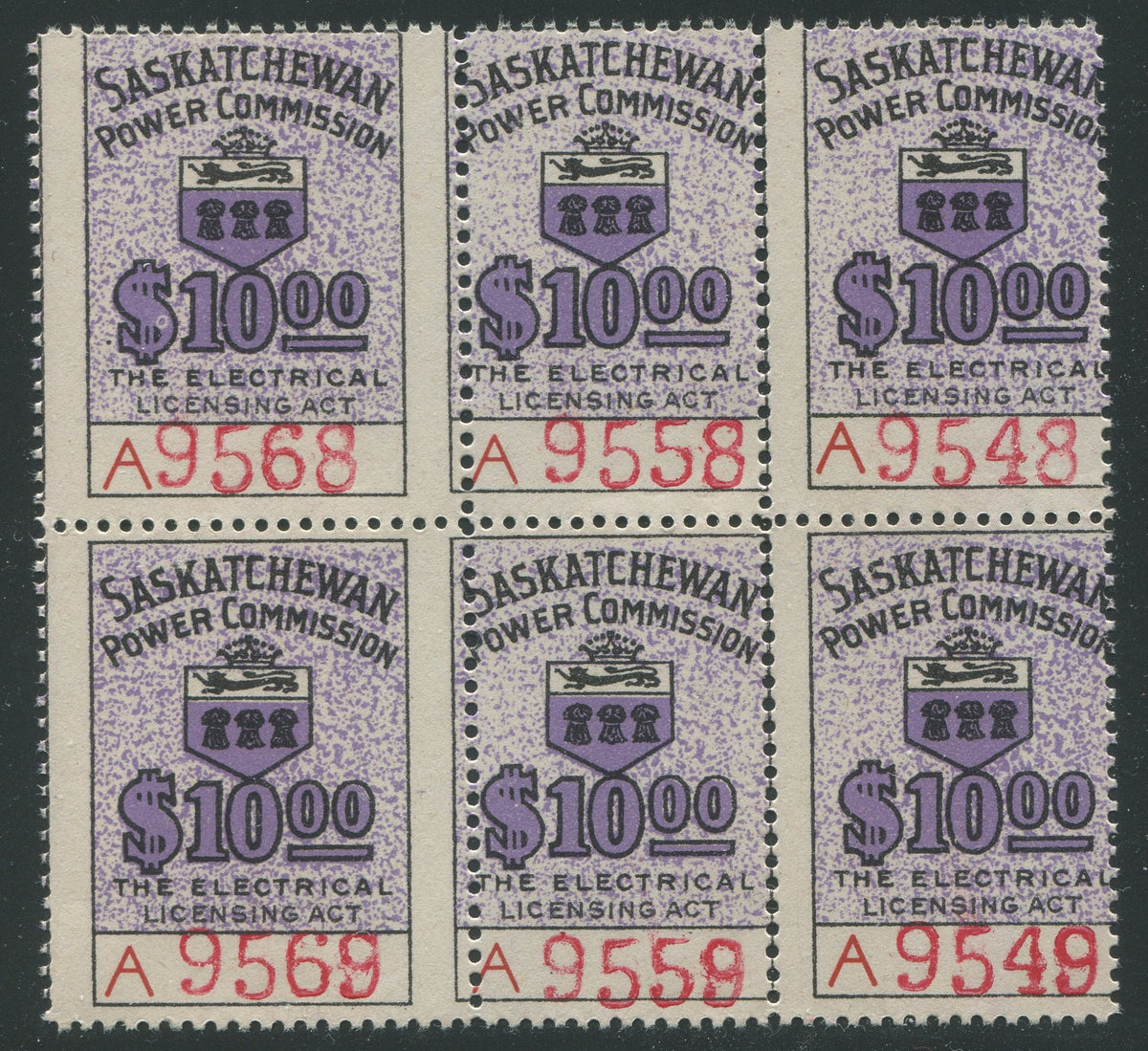 0105SE2301 - SE27 - Mint Block of 6