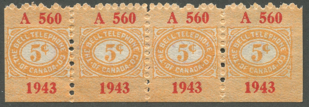 0233BT2011 - TBT119 - Mint Strip of 4