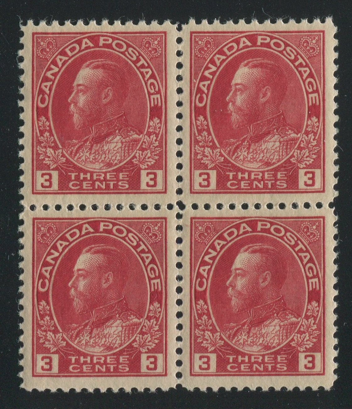 0109CA1710 - Canada #109 Block of 4