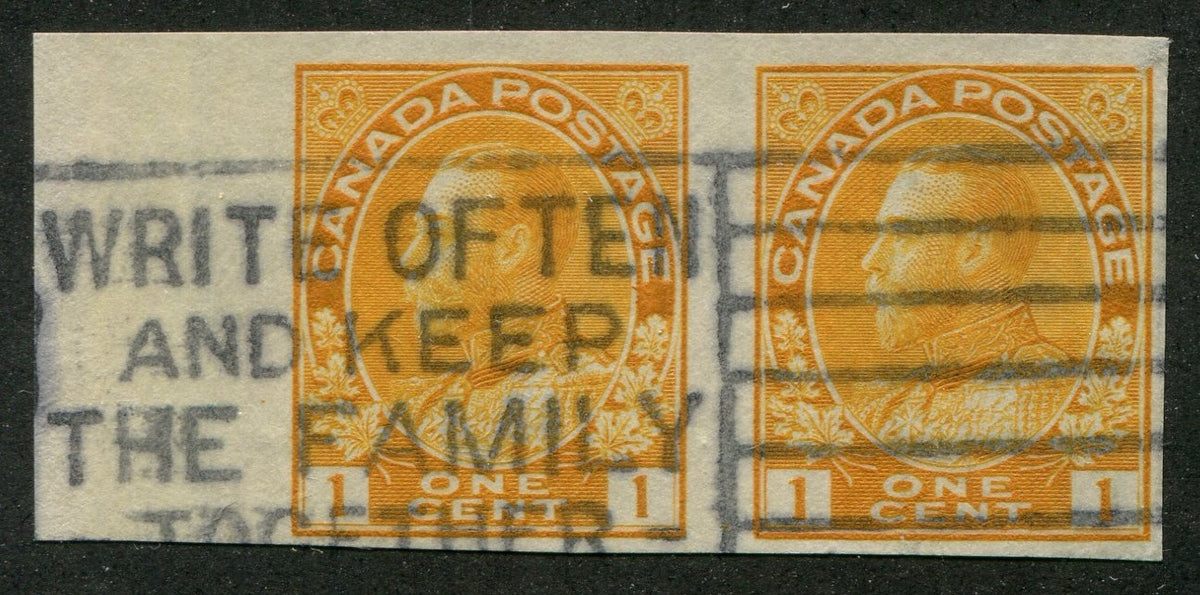 0136CA2208 - Canada #136 Imperf Pair