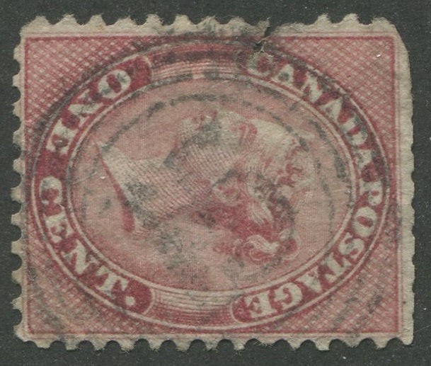 0014CA2207 - Canada #14, 4-Ring Numeral Cancel &#39;15&#39;