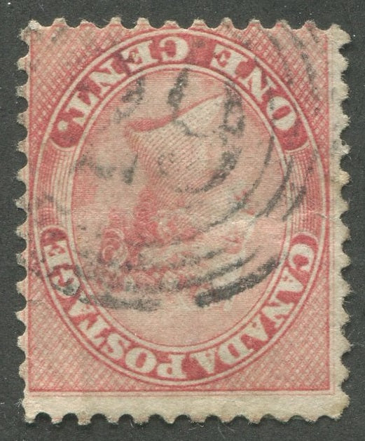 0014CA2002 - Canada #14, 4-Ring Numeral Cancel &#39;29&#39;