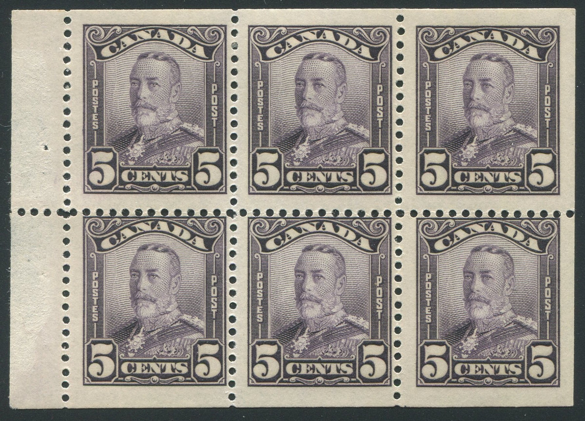 0153CA1912 - Canada #153a - Mint Booklet Pane