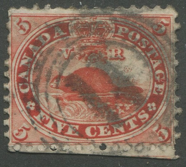 0015CA2207 - Canada #15, 4-Ring Numeral Cancel &#39;11&#39;