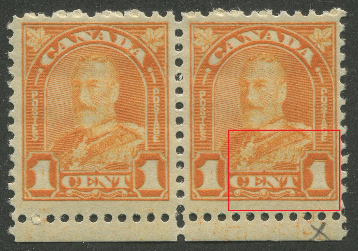 0162CA2209 - Canada #162i - Mint Pair, Major Re-Entry