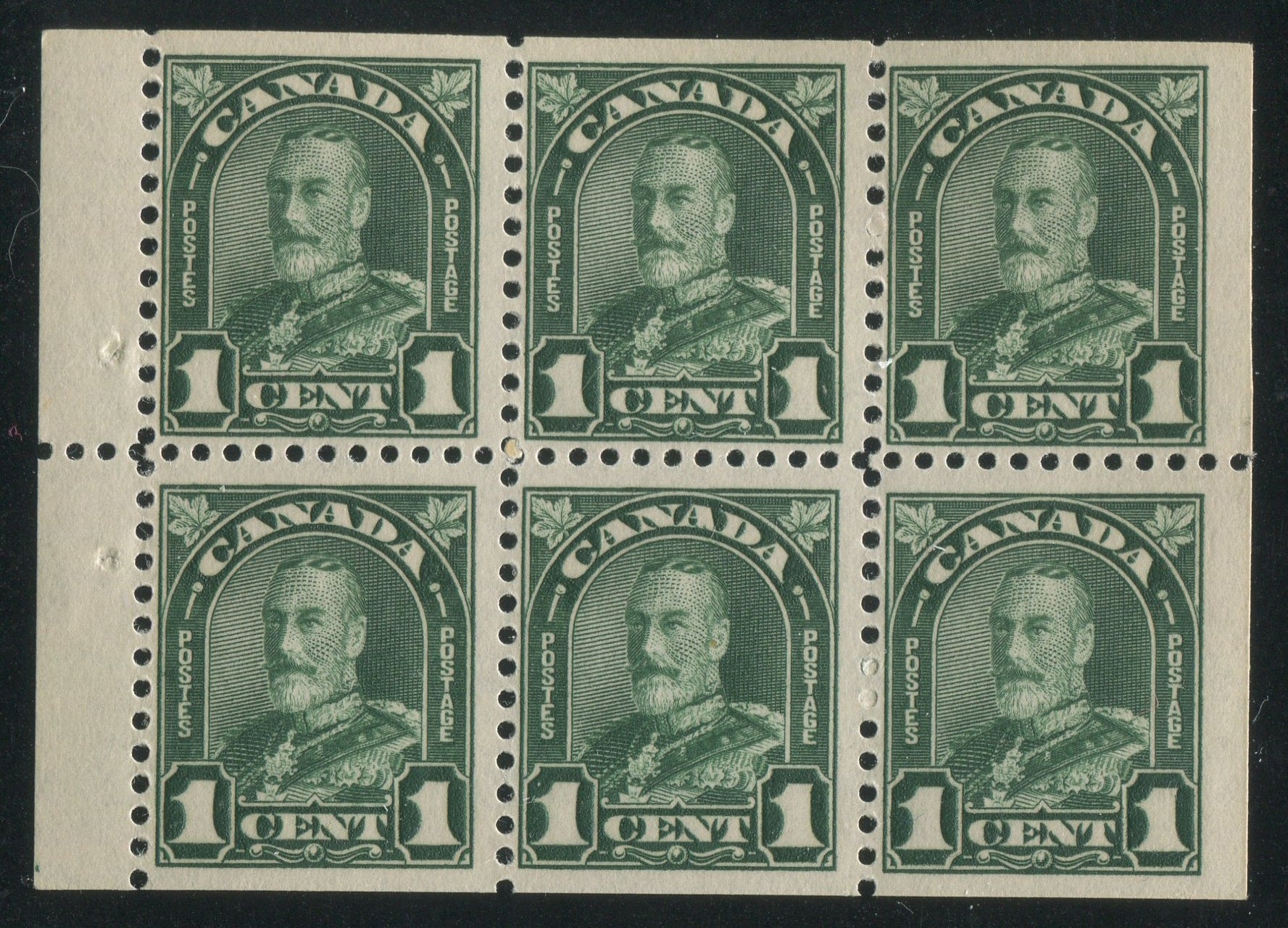 Canada Booklet - Canada #163c - Mint Booklet Pane - Deveney Stamps
