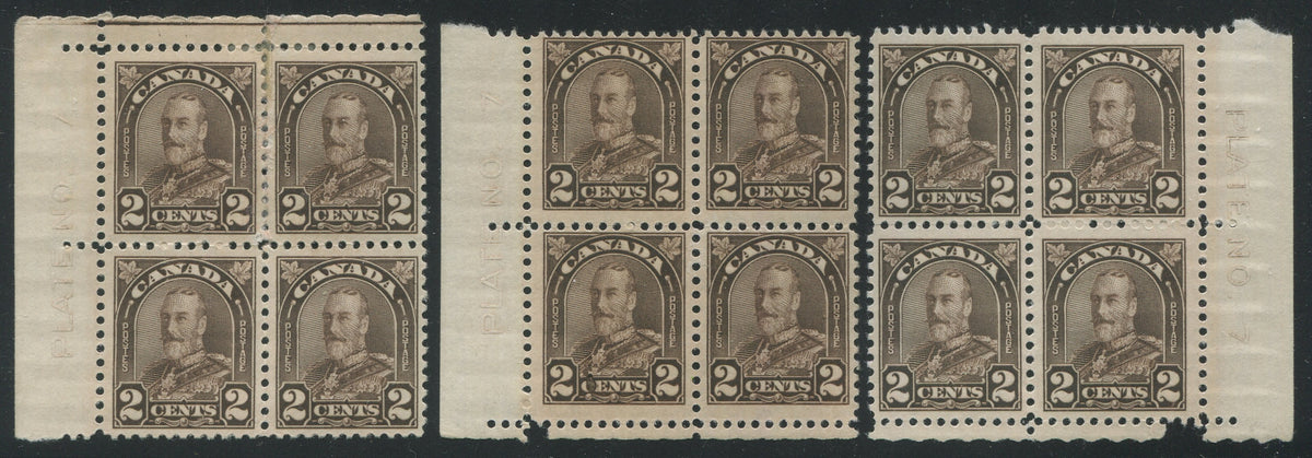 0166CA2210 - Canada #166 - Plate Blocks