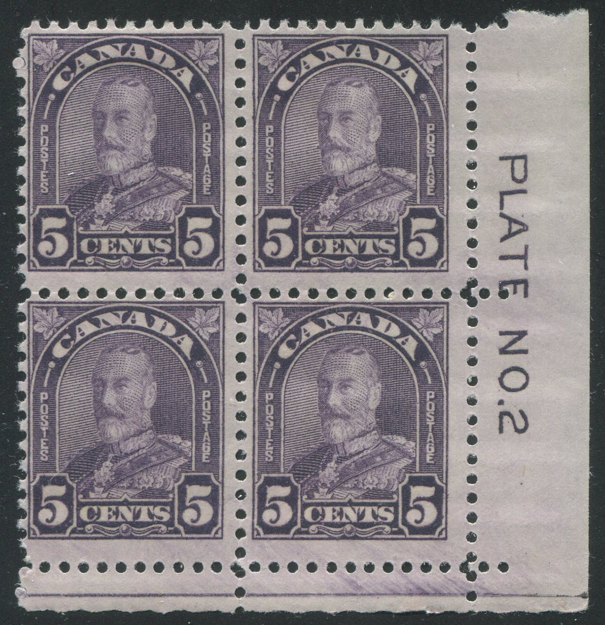 0169CA2210 - Canada #169 - Plate Block