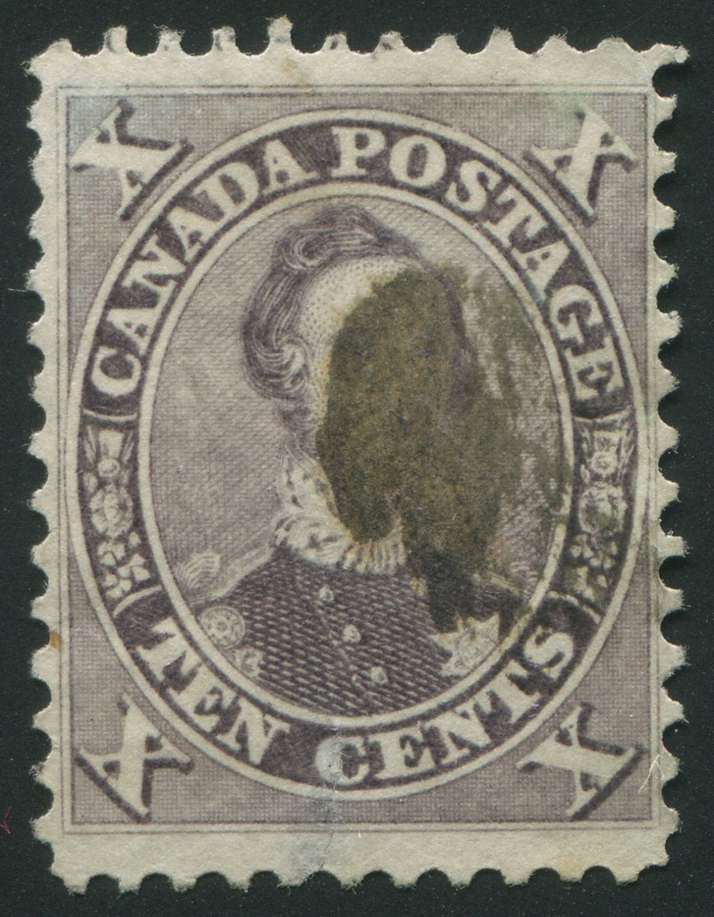 0017CA2206 - Canada #17a,iv - Used &#39;String of Pearls&#39;
