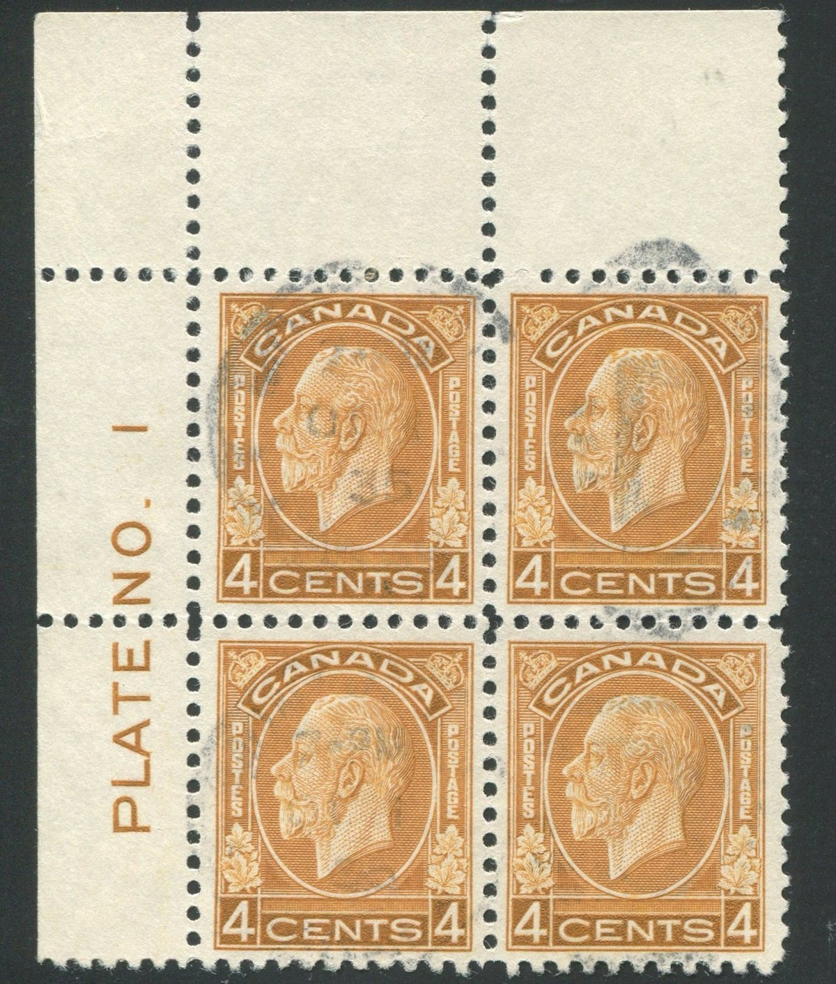 0198CA1709 - Canada #198 Plate Block