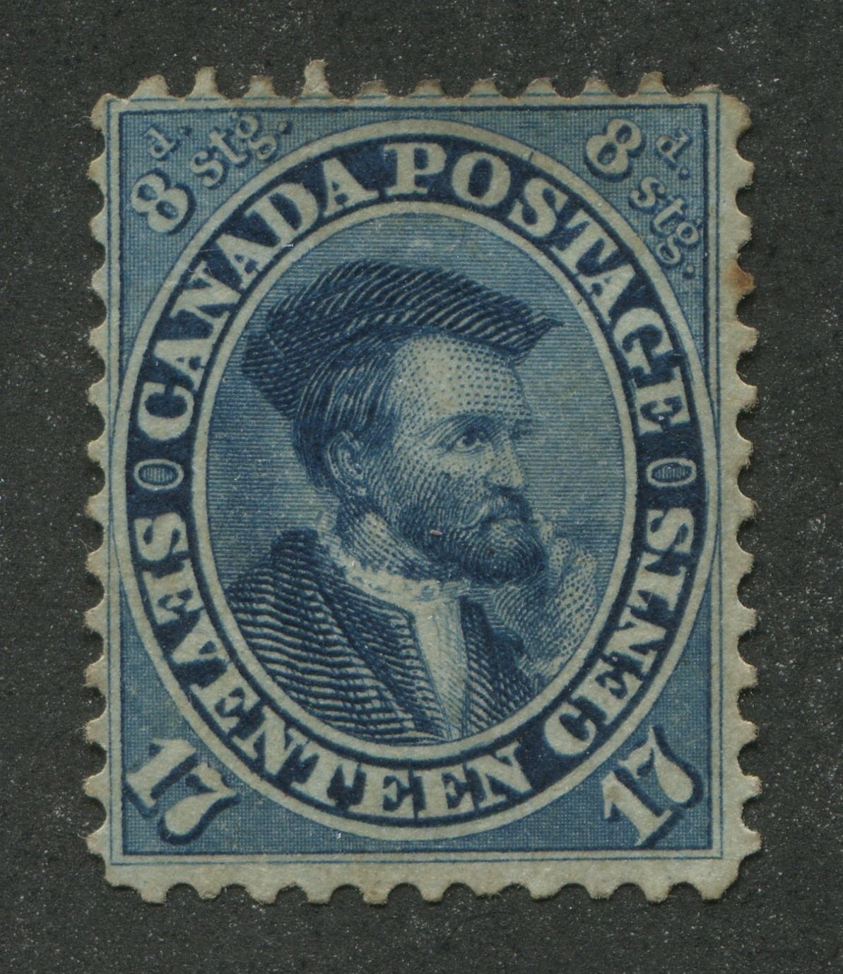 0019CA1708 - Canada #19iv - Mint, Major Re-Entry