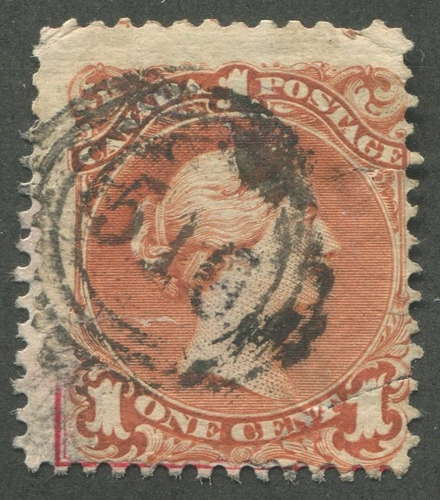 0022CA2002 - Canada #22, 4-Ring Numeral Cancel &#39;516&#39;