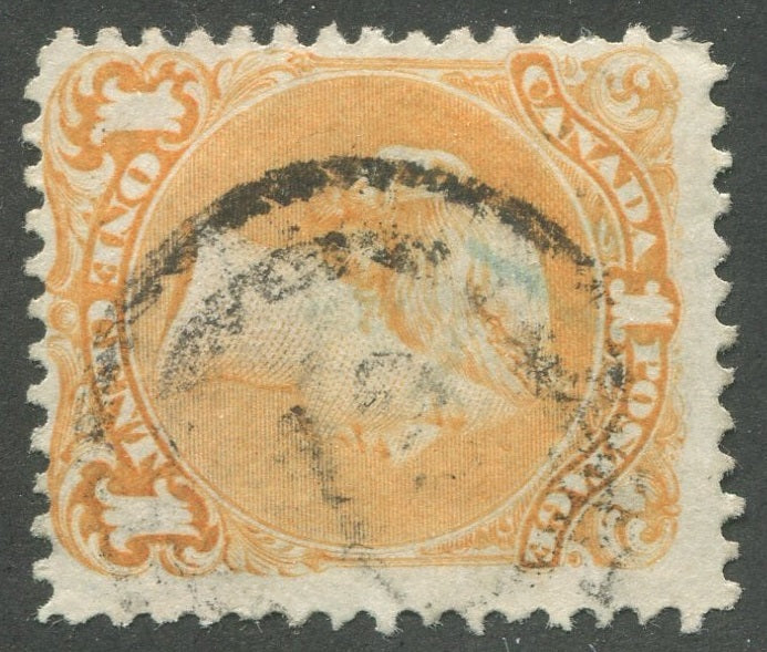 0023CA2002 - Canada #23, 2-Ring Numeral Cancel &#39;12&#39;